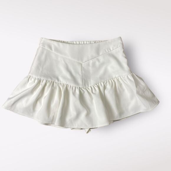 Endless Rose White Mini Skort‎ Size S - Picture 1 of 6